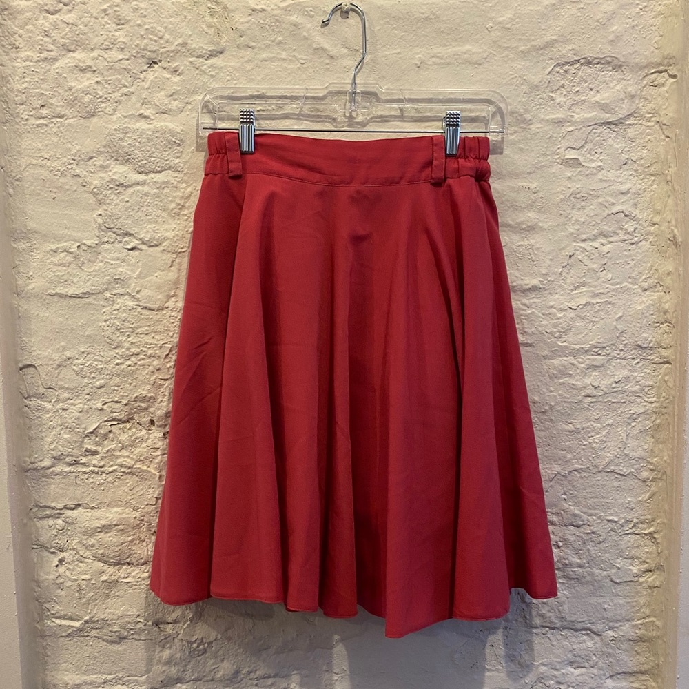 VINTAGE New Wave Hot Pink Circle Skirt